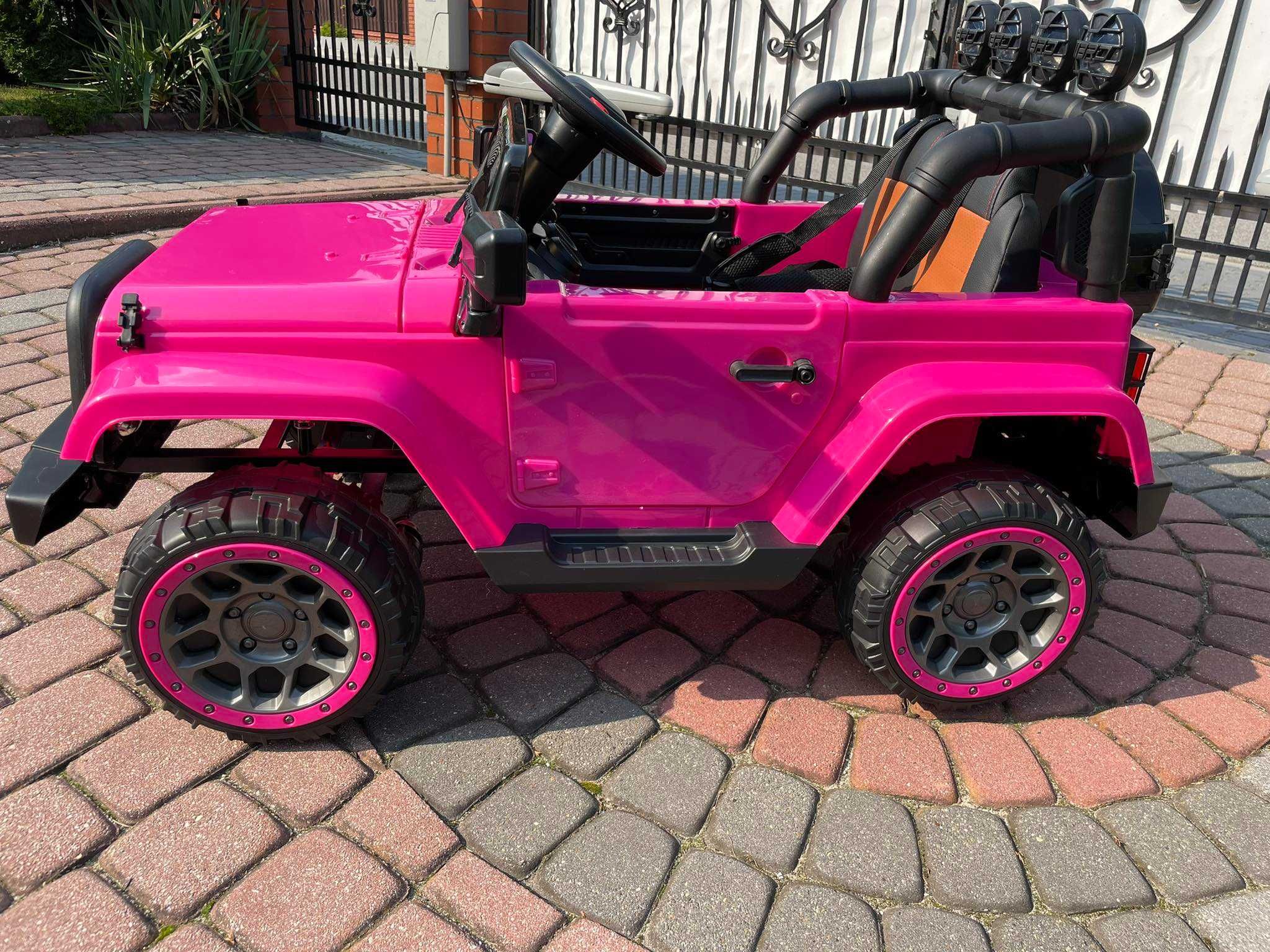 MEGAAUTKA.PL Autko na akumulator Jeep DUŻY samochód 4X4 PILOT EVA