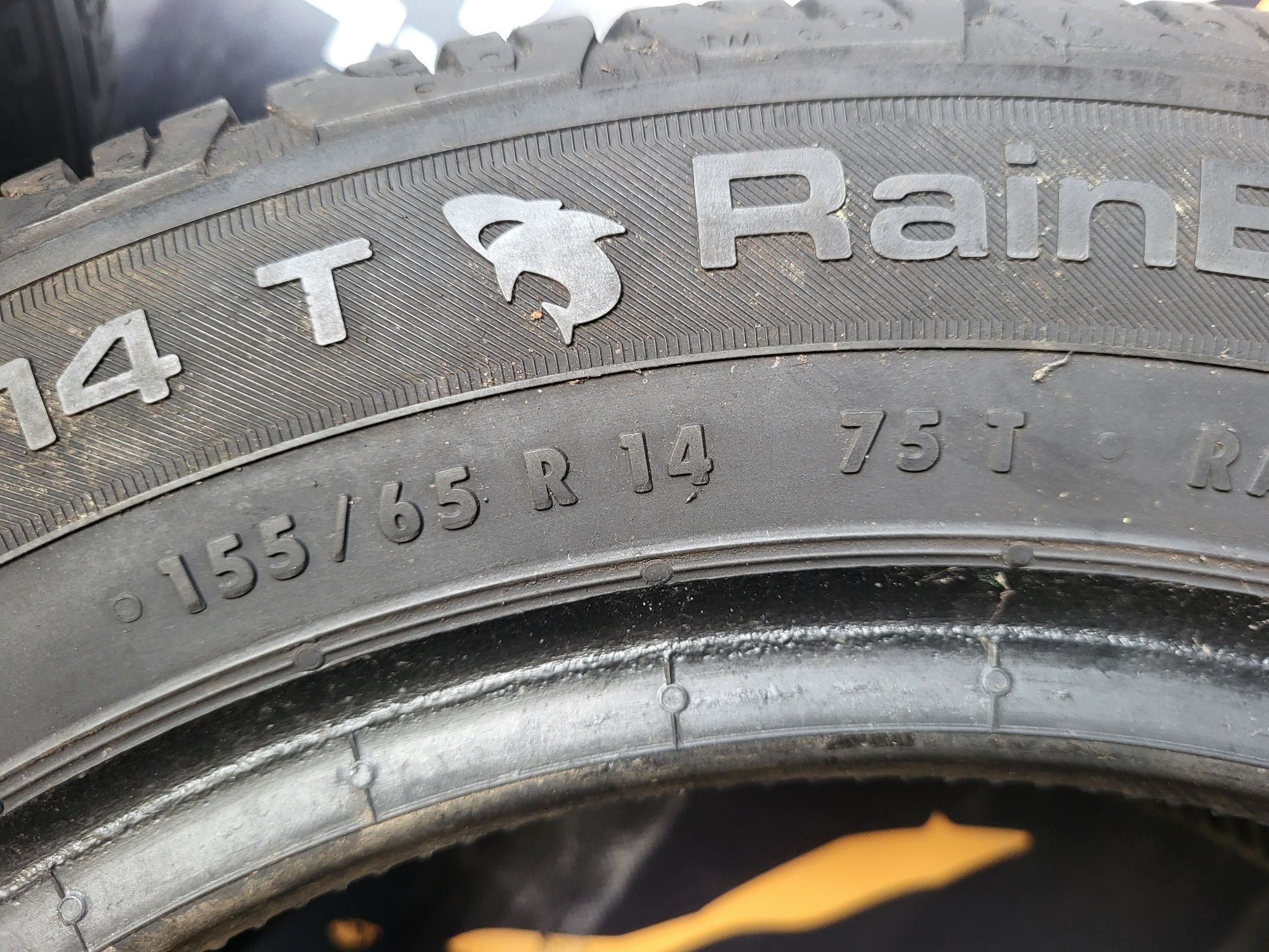 Opony letnie 155/65/14 Uniroyal 20rok 6,8mm