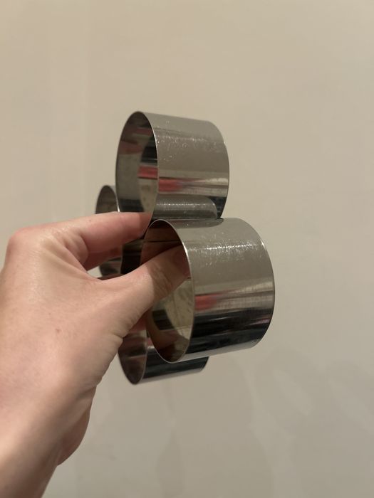 Pierscienie ze stali nierdzewnej forma foremka rant