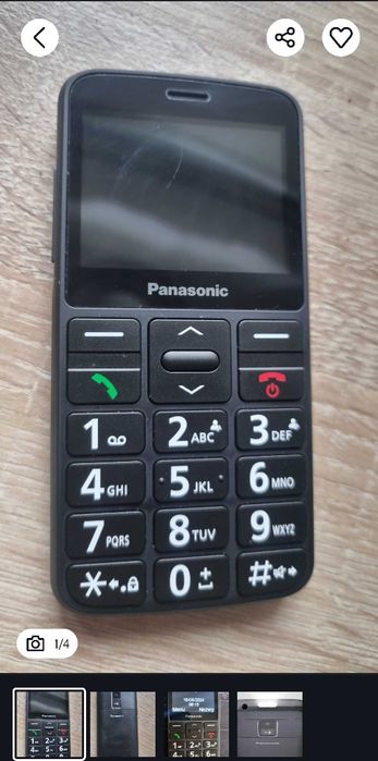 Telefon komórkowy dla seniora