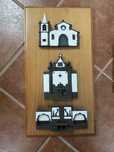 Figuras de barro em mandeira maciça (como novo)