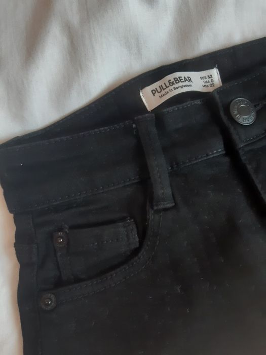 Czarne jeansy skinny