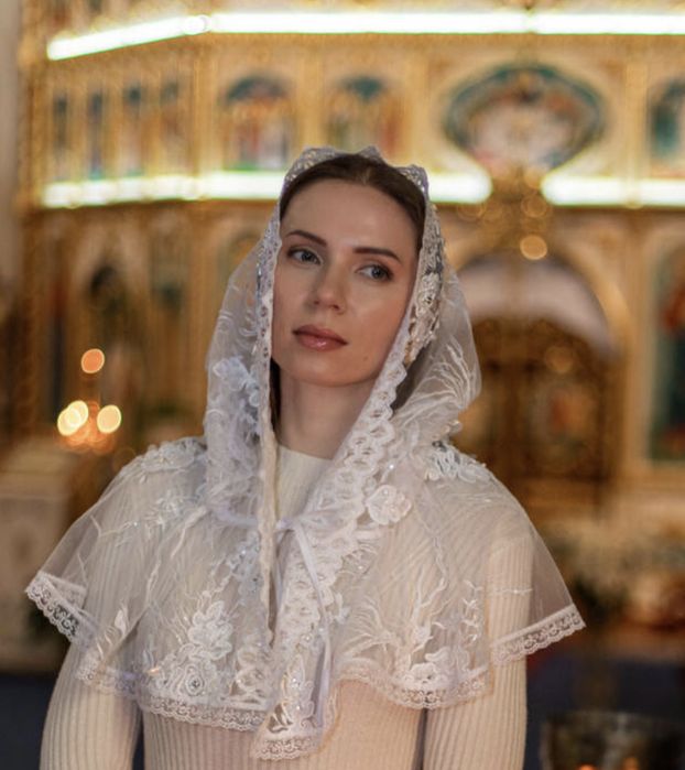 Палантин у церкву на хрещення, вінчання