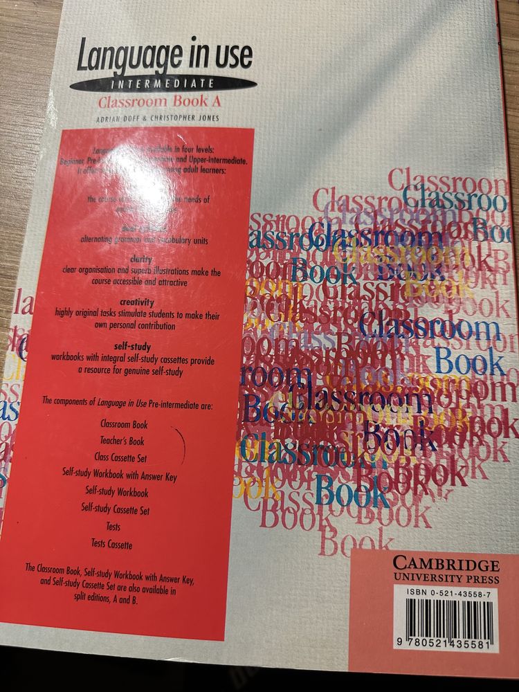 Książki do angielskiego, language in use book A, inside out .