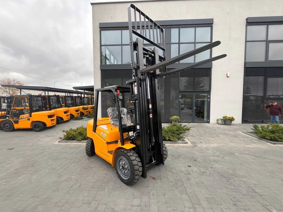 Wózek  widłowy Gunter Grossmann 3T Triplex 4,8m . Nowy