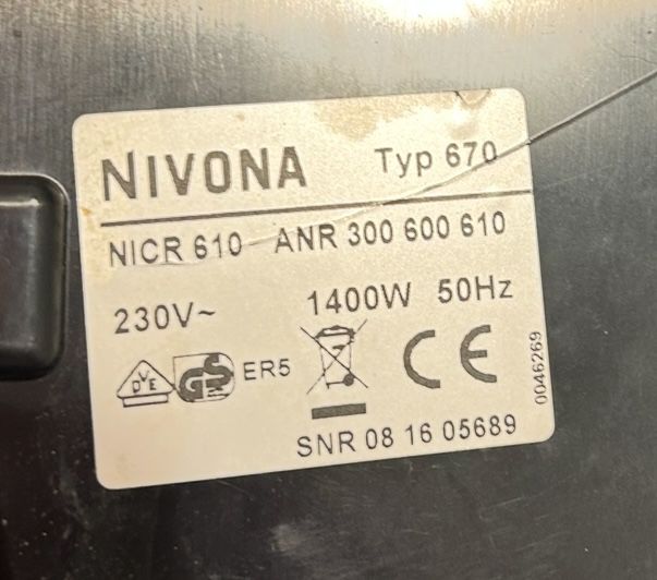 Nivona nicr 610 elektronika moduł