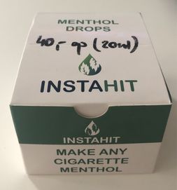 Olejek aromatyzujący Menthol Drops InstaHit 20 szt.