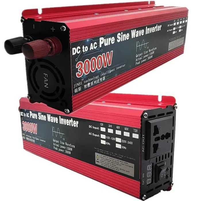 Інвертор 12V-220V / Перетворювач напруги / Инвертор / Преобразователь