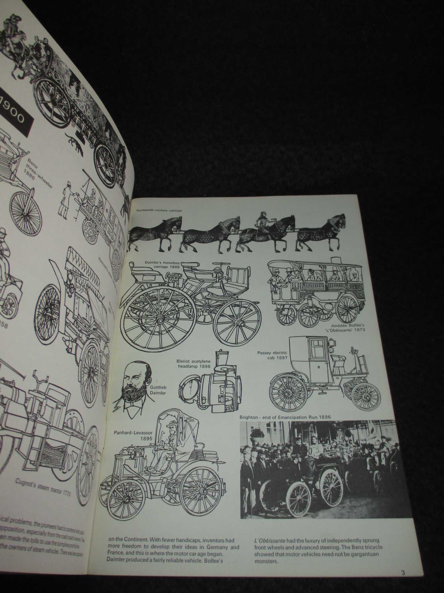 Livro Picture Reference Book of Motor Cars