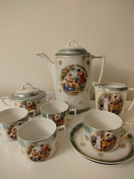 Porcelana Ćmielów - serwis do herbaty Lwów