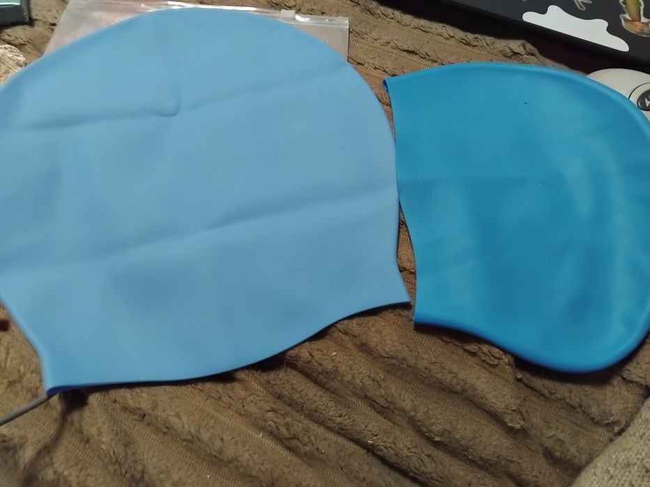 шапочка для басейну силіконова шапка до плавання універсальна велика