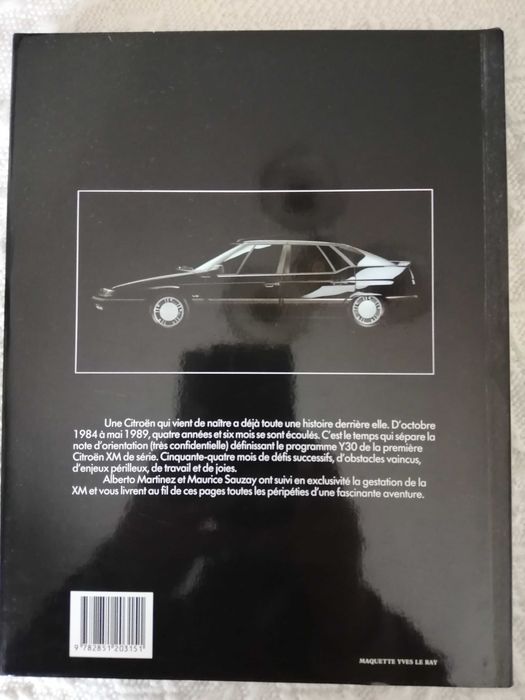 Livro Citroen XM (Alberto Martinez e Maurice Sauzay)
