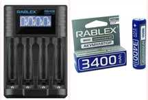 Акумулятори 18650 Зарядний пристрій Rablex