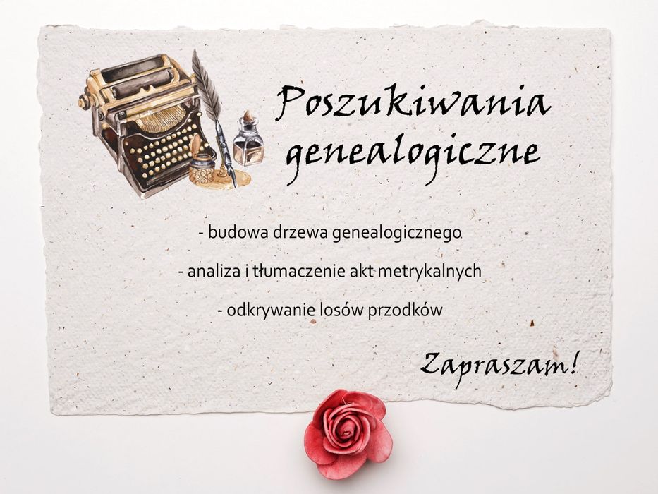 Wykonam drzewo genealogiczne