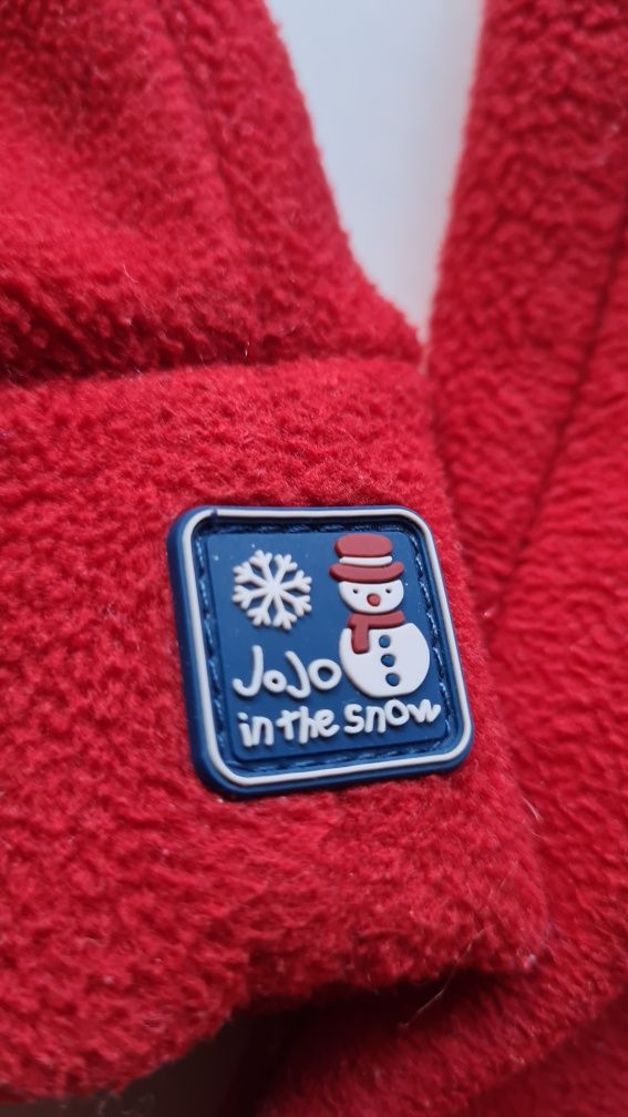Meia bota em polar, tam. 22-24 (5-6) para neve ou frio.