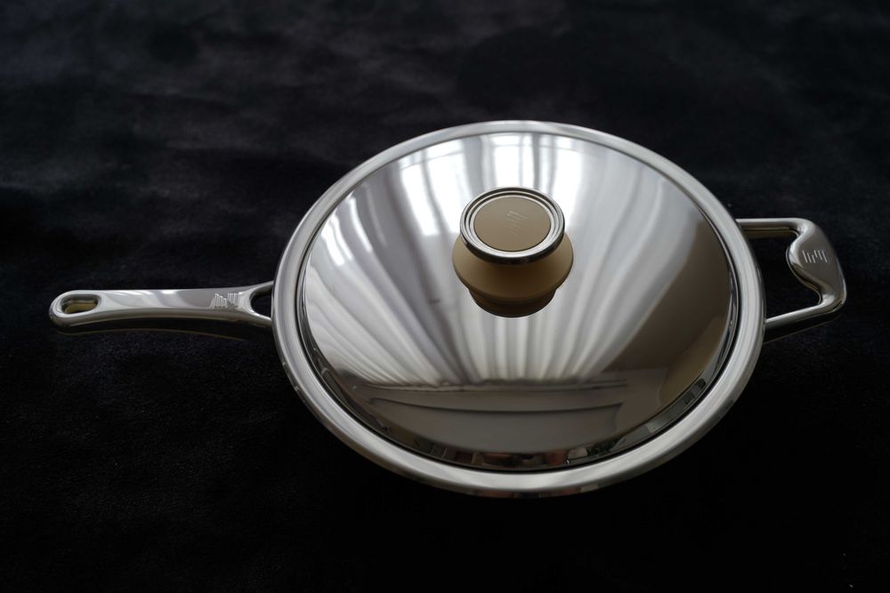 Patelnia Zepter 32 cm (22 cm dno) z uchwytami i pokrywką Cena do 30.11