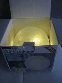 IdeenWelt   LED szklana kula oświetlenie 15 cm