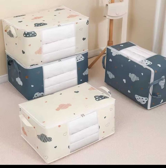 Składany Pojemnik Organizery Na Ubrania i Pościel