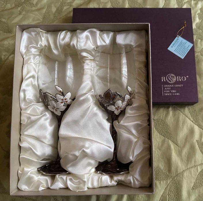 Фужеры винные Ирис дикий 2 шт