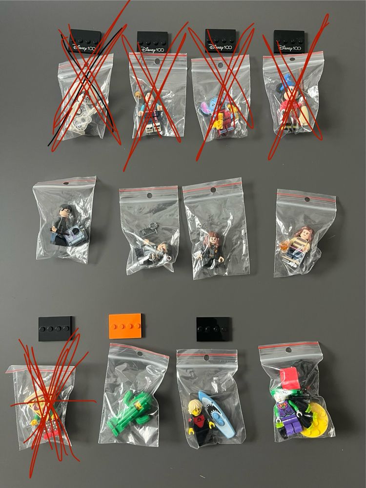 Zestaw figurek Lego mix (Harry Potter i inne)