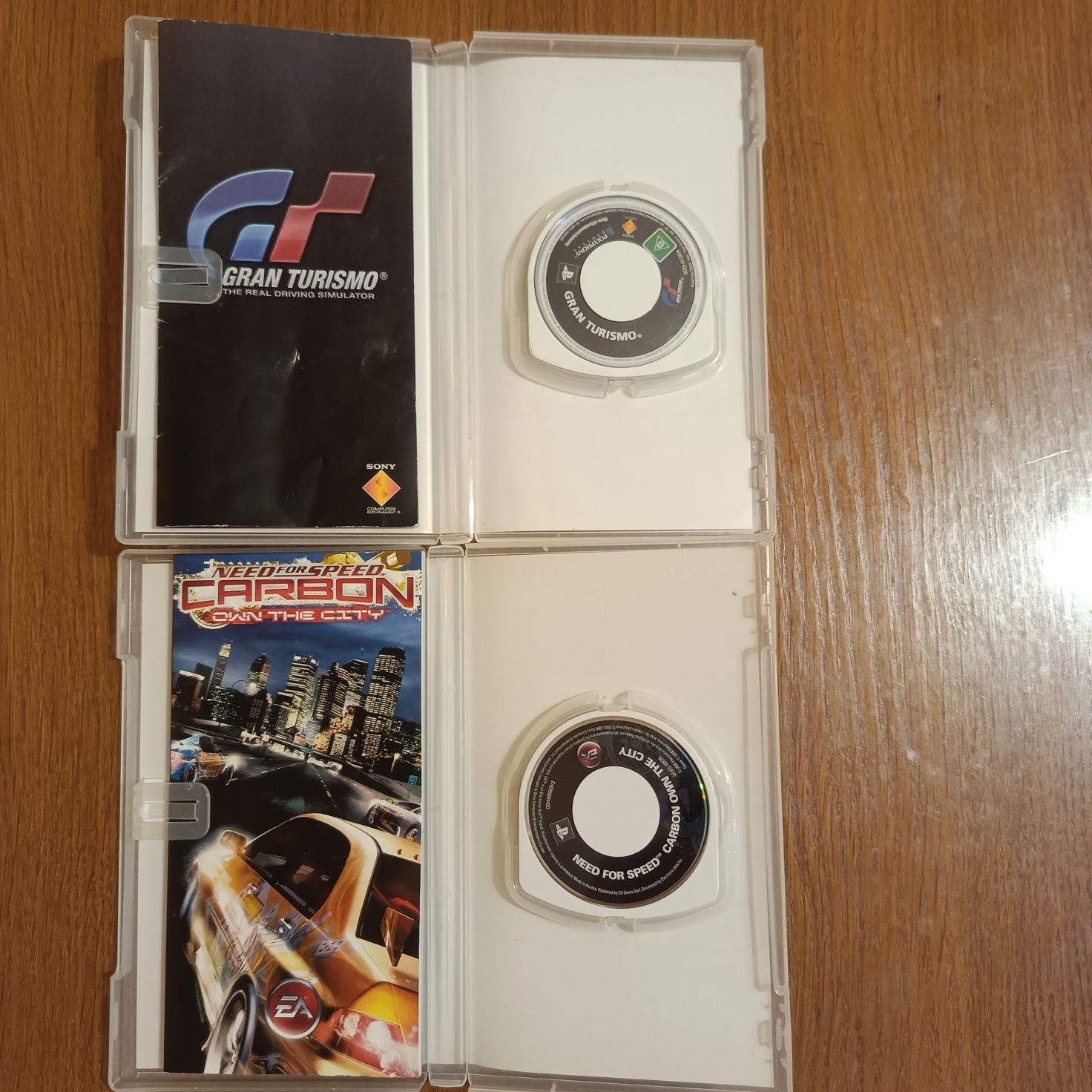 Gry na PSP -  Gran Turismo, NfS Carbon