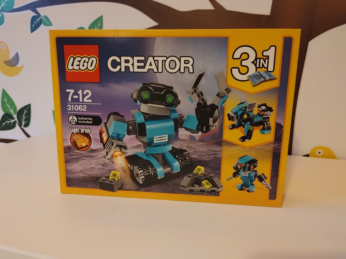 LEGO 31062 Creator 3w1 - Robot-odkrywca - Nowy !