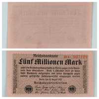 banknot 5 mln marek , 1923 , Niemcy