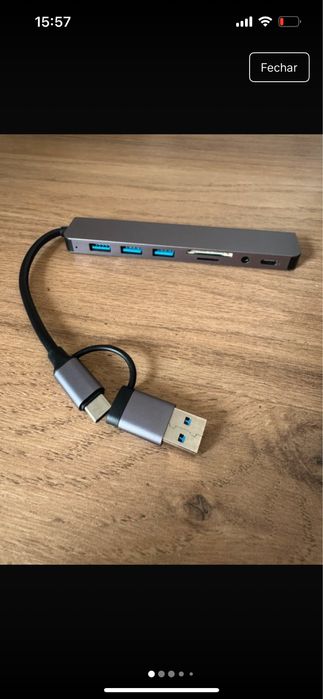 Acrescento de cabo usb e mais para pc