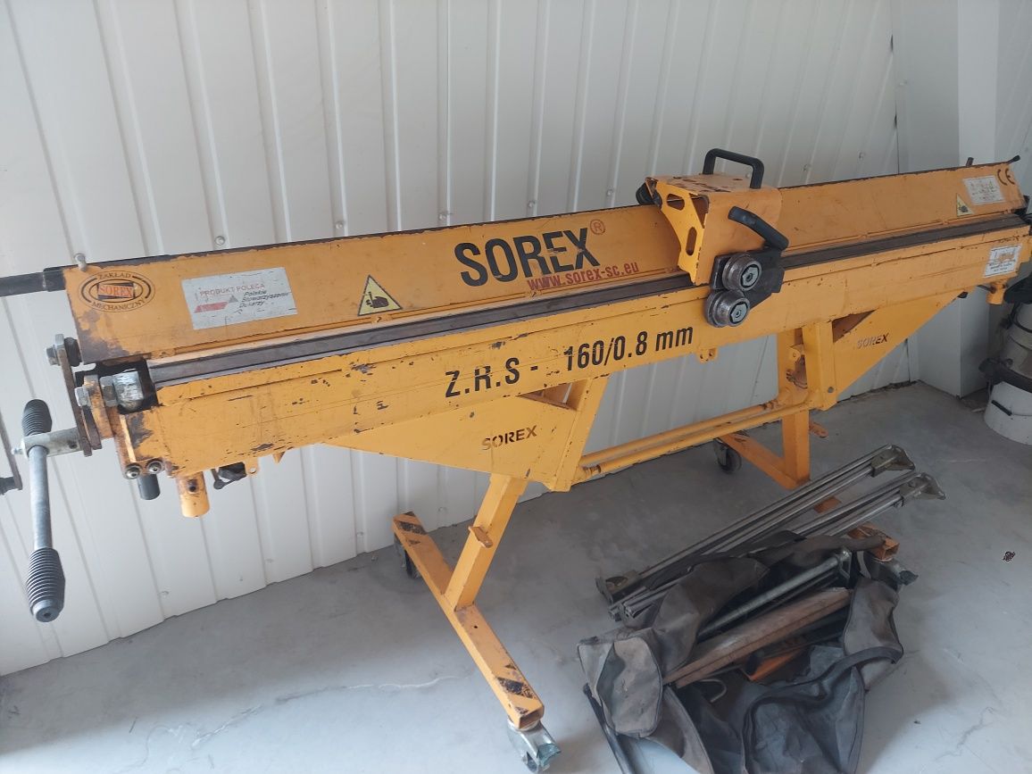 Sorex Giętarka Wulsztanga Do Blachy 2,14m Zaginarka Nóż Transport