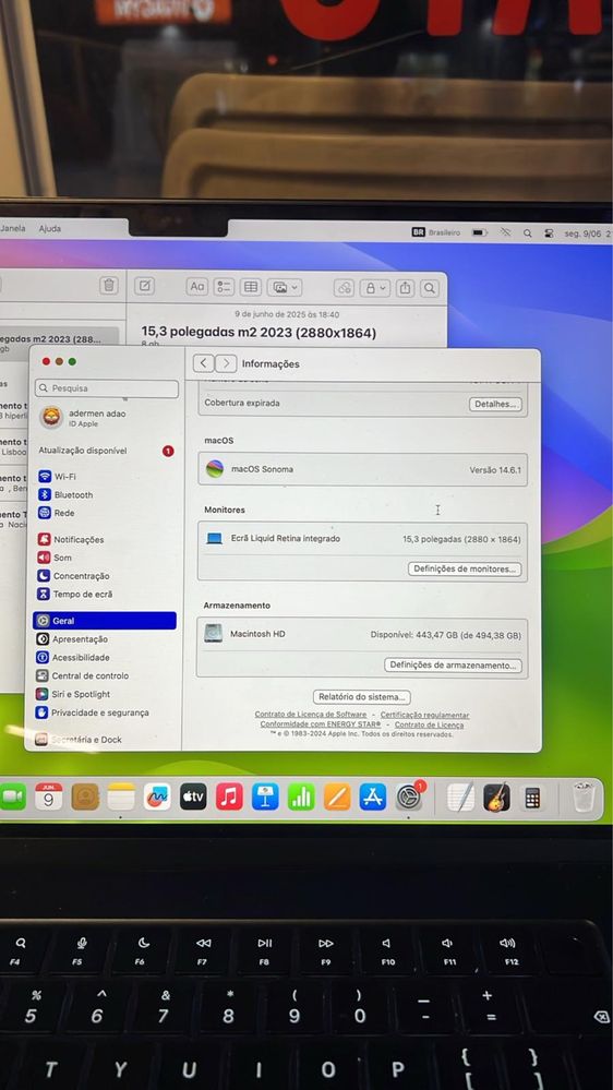 Venda de computador mackbook