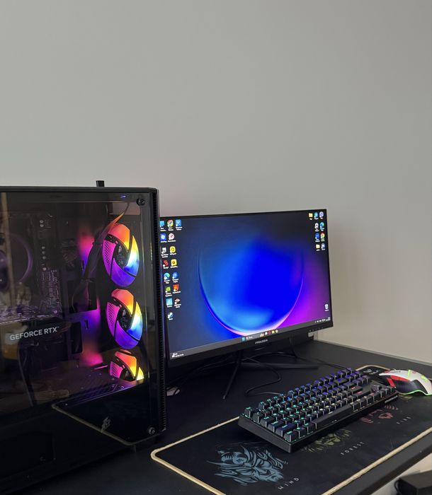 Игровой ПК Ryzen 5 5500 + ASUS RTX 3050 Ti, как новый