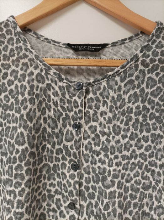 Sweterek rękaw 3/4 Dorothy Perkins 42-44 panterka