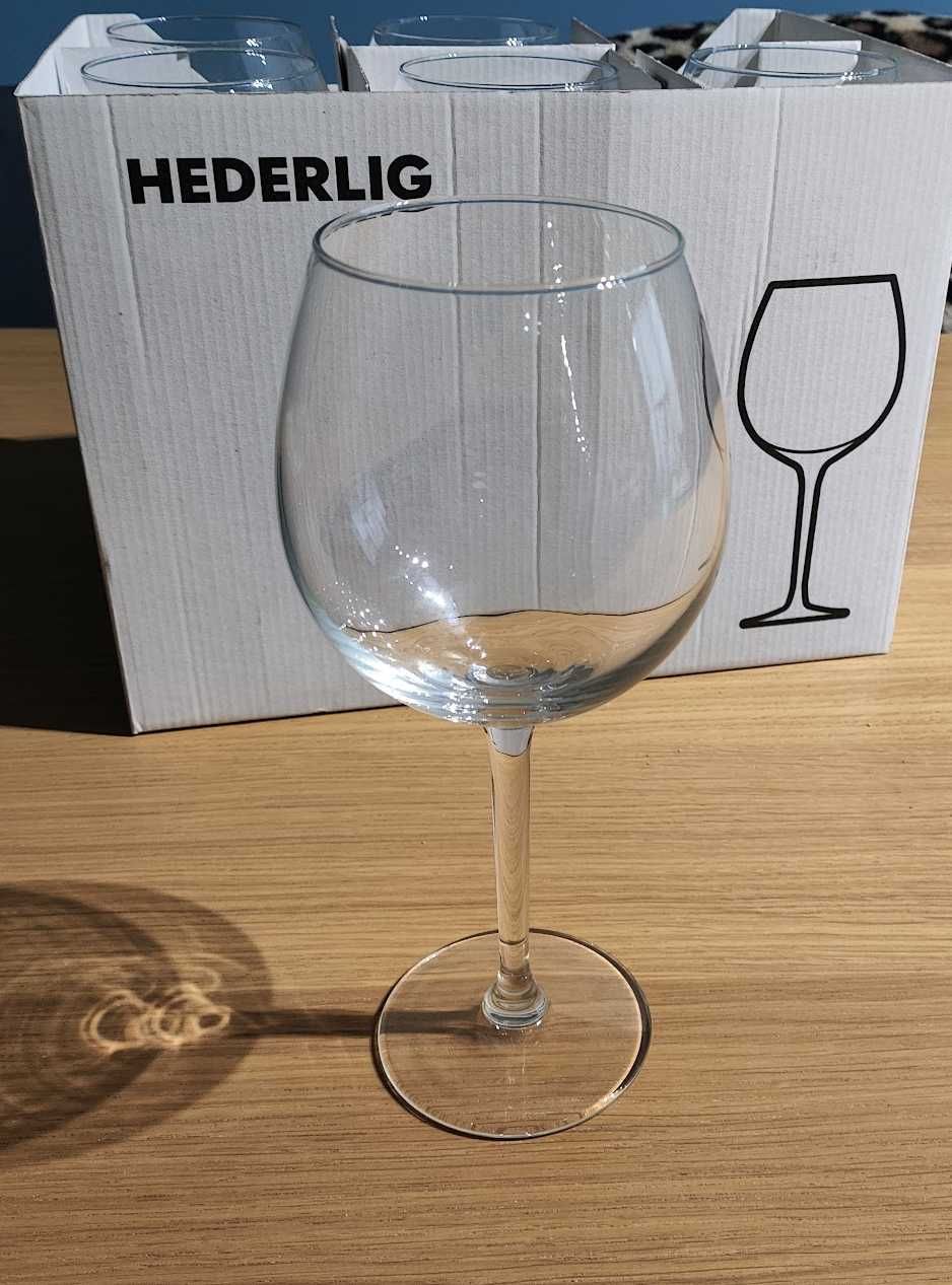 IKEA Hederlig Zestaw kieliszków do wina czerwonego kieliszek karton