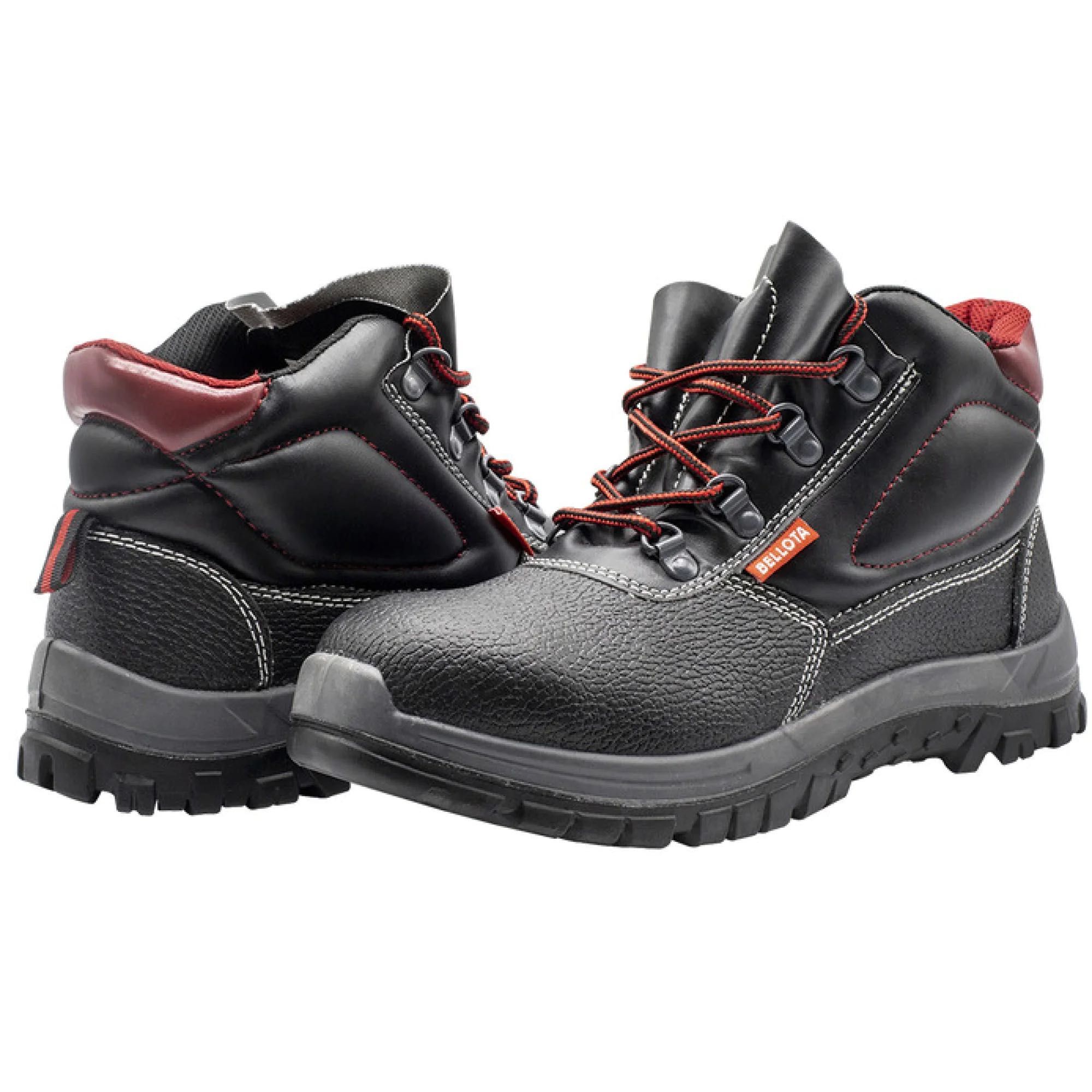 BELLOTA S3 72300 Bota de segurança - pele preta – tamanho 42 - NOVAS