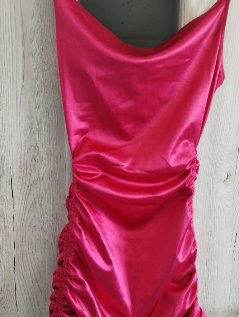 Imprezowa sukienka obcisła h&m XS z drapowaniem