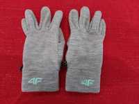 Rękawiczki 4F polarowe szare