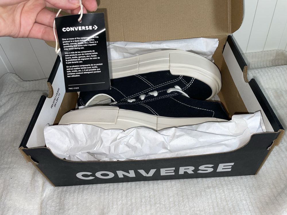 czarne Converse na platformie Chuck Taylor All Star Cruise