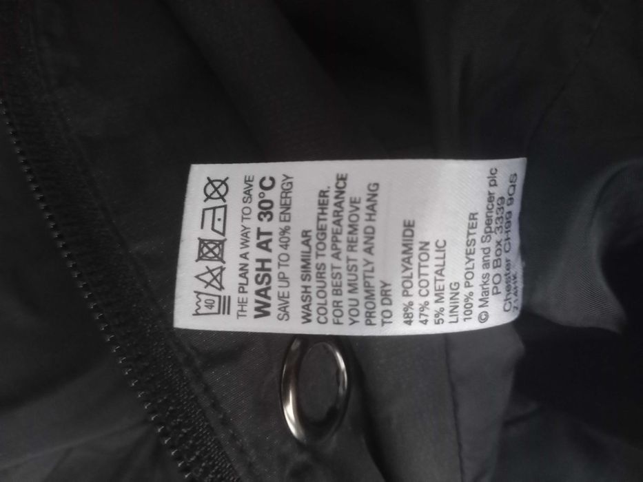 Płaszczyk kurtka parka S Marks&Spencer wiosna wiosenna