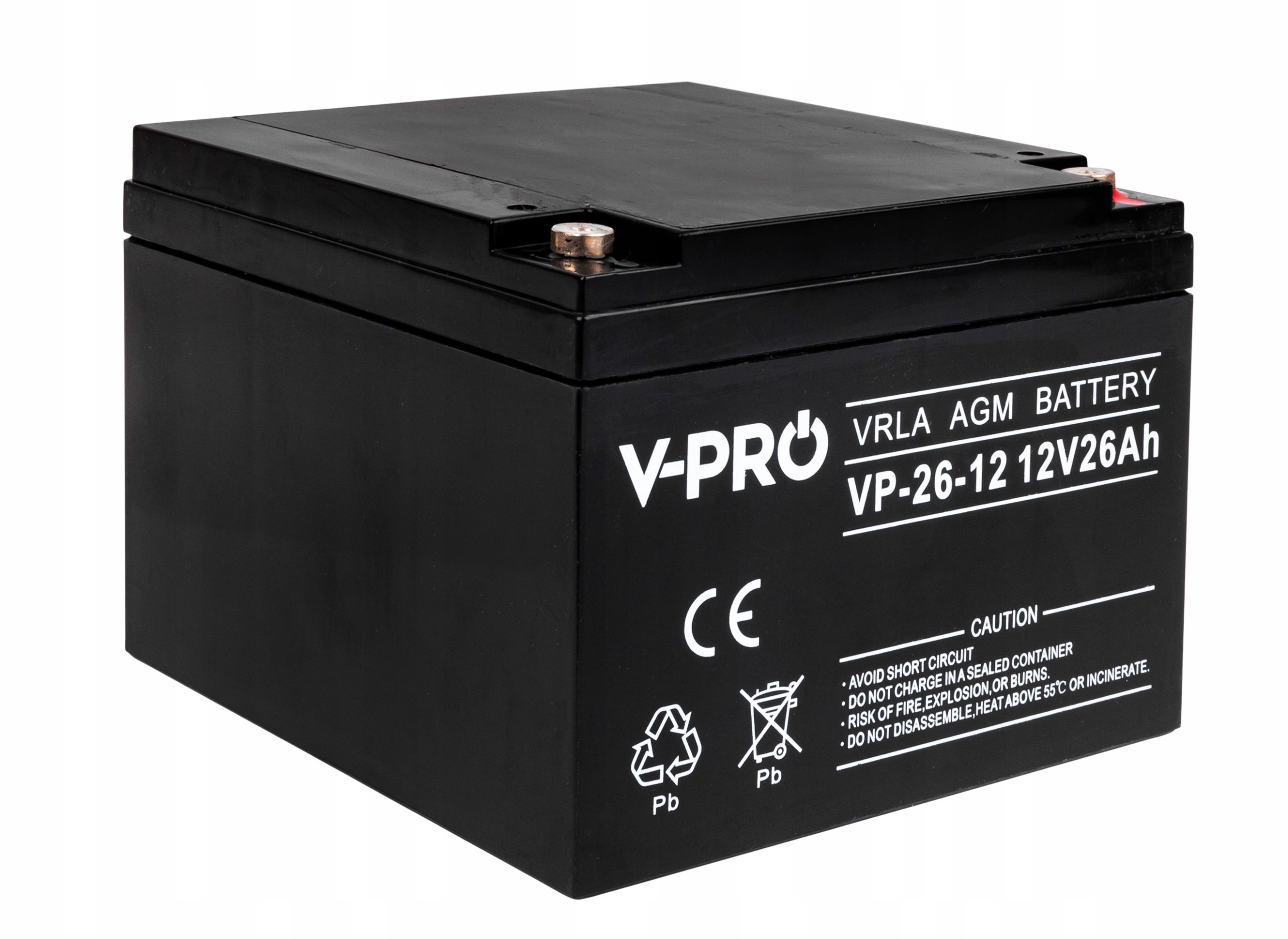 Akumulator żelowy AGM bateria do UPS 12V 26Ah (AKU4)