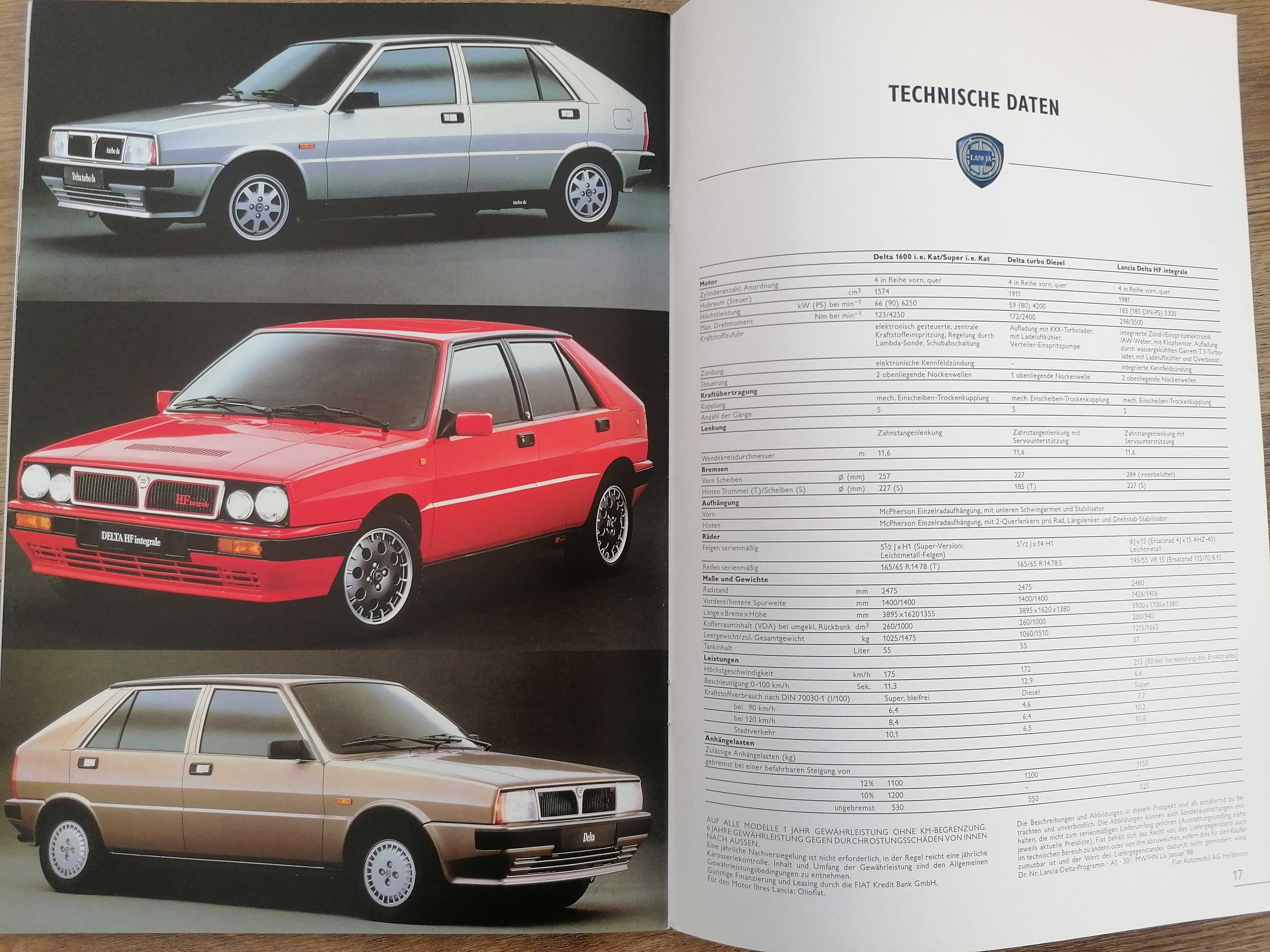 Prospekt Lancia Delta