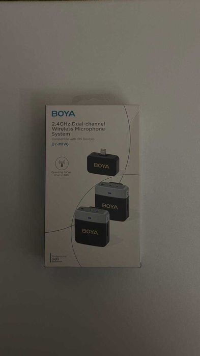 Мікрофон  BOYA BY-M1V6 iphone iOS Lightning 2шт.