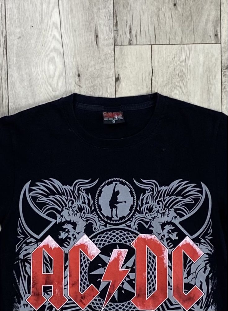 Thunder AC/DC футболка S размер черная с принтом