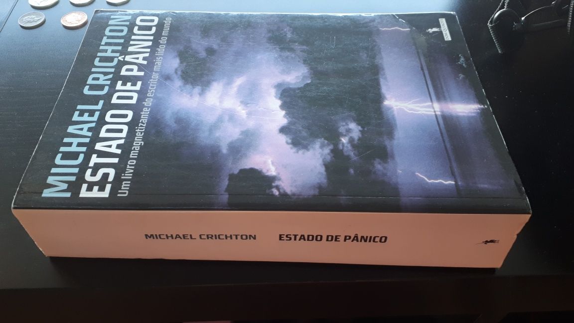 Livro: Estado de pânico - Michael Crichton