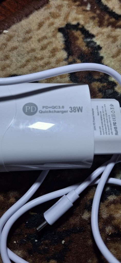Ładowarka szybka z kabel typ c