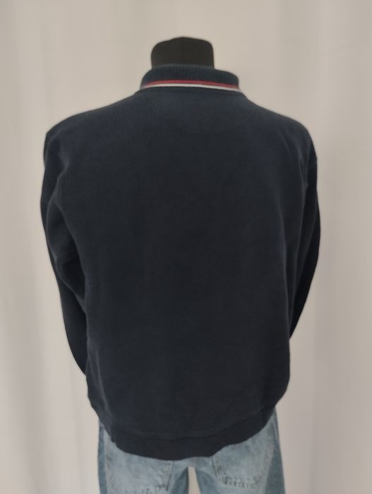 Kitaro Men męski sweter z kołnierzykiem granatowy XL