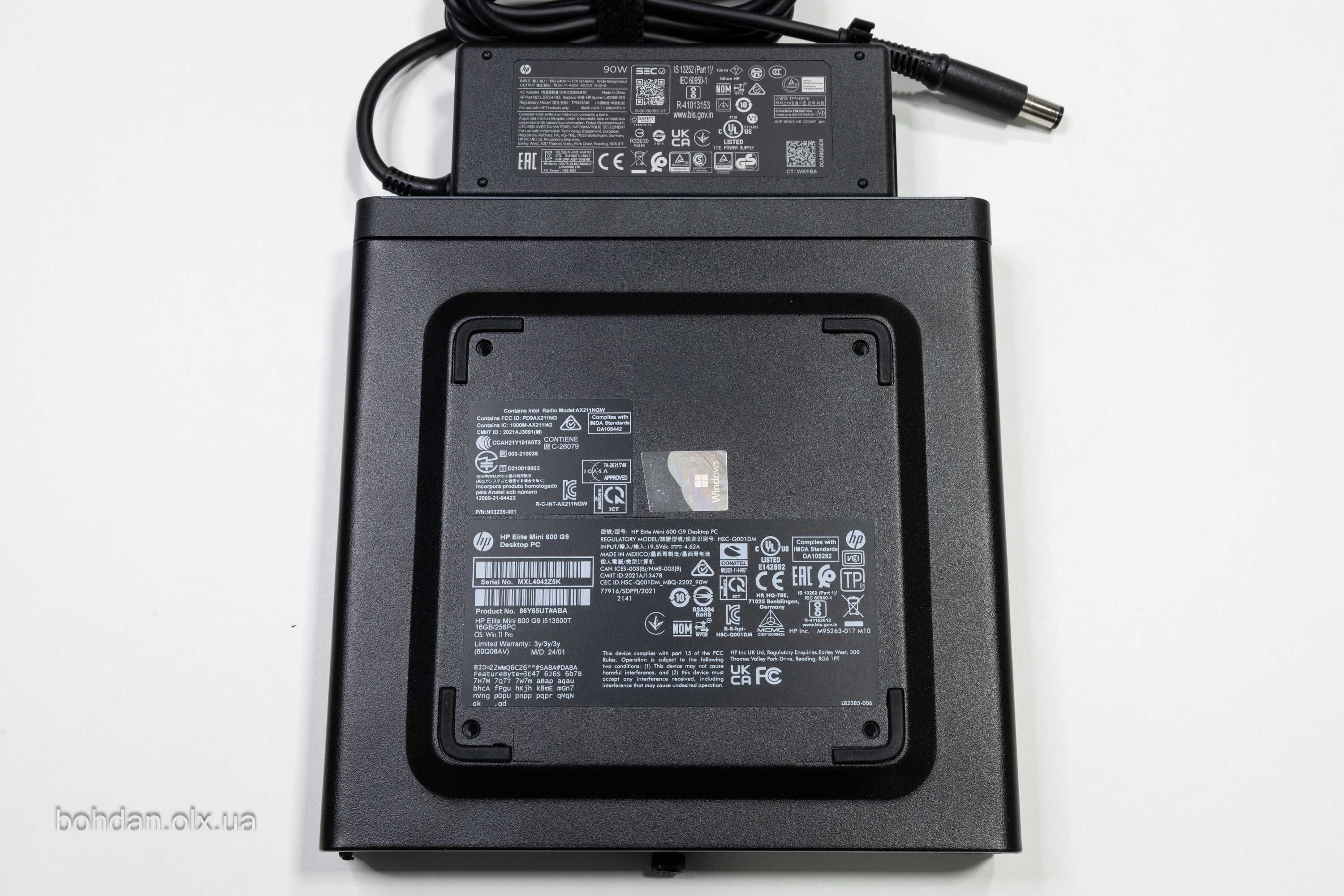 HP Elite Mini 600 G9 i5-13500T 16GB DDR5 256GB M.2 NVMe