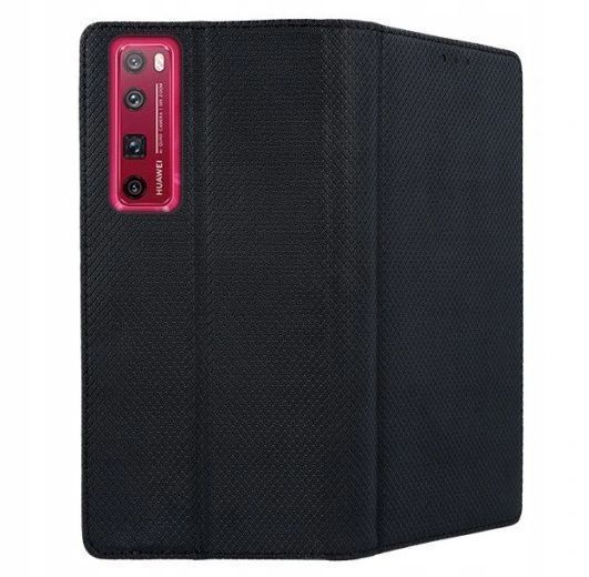 Etui Pokrowiec Magnet Huawei Nova 7 Pro 5G Czarny
