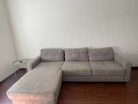 Sofá de 3 lugares com Chaise da Conforama - Semi-novo