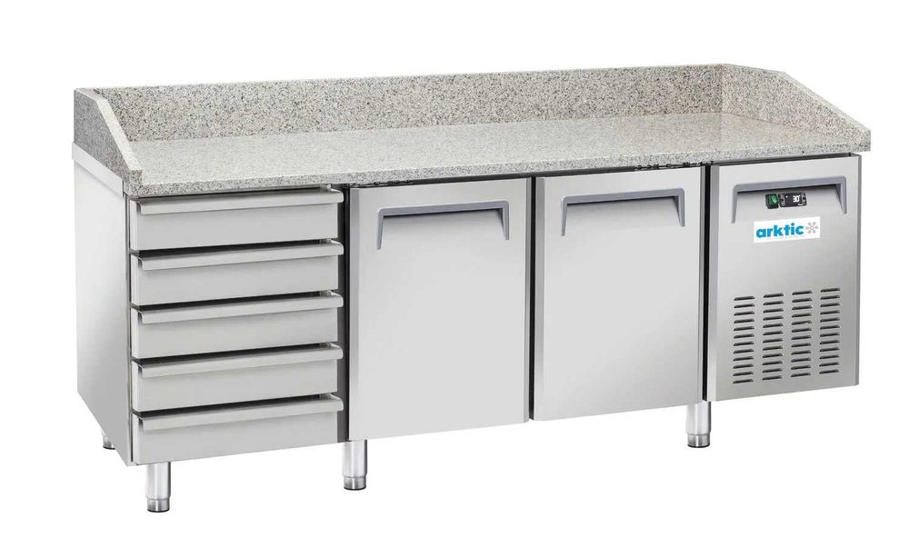 PROMOCJA CHŁODNICTWO! Stół chłodniczy do pizzy kamienny blat HENDI GW