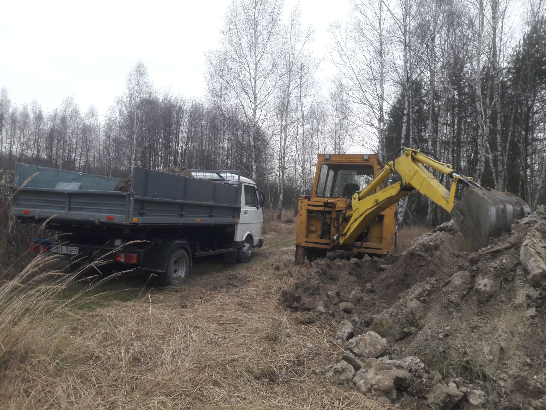 Volkswagen lt55,kiper transport